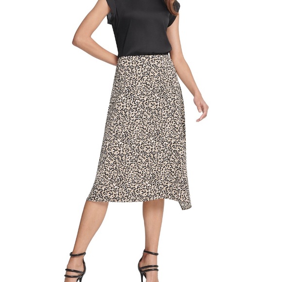 Dkny Dresses & Skirts - DKNY animal print midi skirt NWT